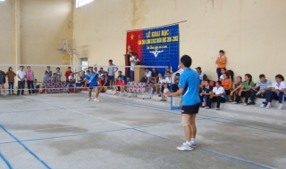 Khai mạc giải cầu lông ngành Giáo dục huyện Tân Châu