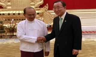 Tổng thư ký LHQ Ban Ki-moon đánh giá cao vai trò của Tổng thống Myanmar trong công cuộc cải tổ