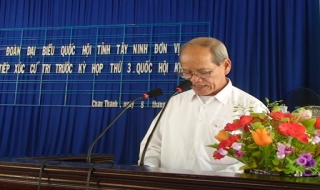 Đoàn ĐBQH đơn vị tỉnh Tây Ninh: Tiếp xúc cử tri huyện Châu Thành, Tân Châu