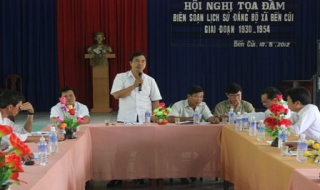 Huyện uỷ Dương Minh Châu: Tổ chức toạ đàm biên soạn lịch sử xã Bến Củi