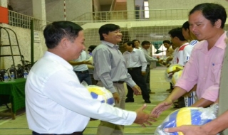 Châu Thành:  Khai mạc giải vô địch bóng chuyền