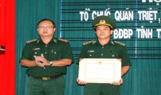 Bộ Chỉ huy BĐBP Tây Ninh: Khen thưởng đột xuất cho Đồn biên phòng Kà Tum