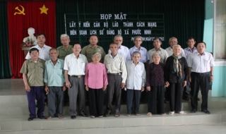 Huyện uỷ Dương Minh Châu: Toạ đàm thực hiện biên soạn lịch sử xã Phước Ninh