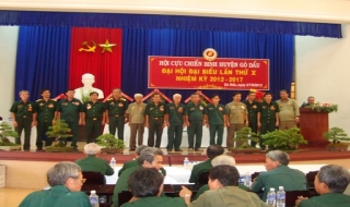 Đại hội đại biểu Hội Cựu chiến binh huyện Gò Dầu lần thứ V, nhiệm kỳ 2012-2017