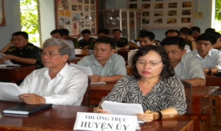 Tân Biên: Sơ kết công tác phối hợp lực lượng Công an-quân sự-biên phòng