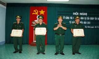 Bộ đội biên phòng Tây Ninh : Tổng kết công tác điều tra hình sự giai đoạn 2004 - 2012