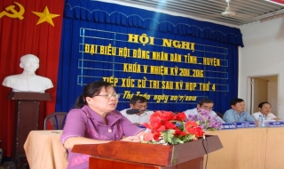 HĐND tỉnh, huyện tiếp xúc bà con cử tri huyện Tân Châu
