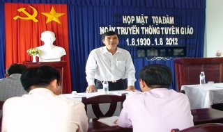 Gò Dầu: Họp mặt kỷ niệm ngày truyền thống ngành Tuyên giáo