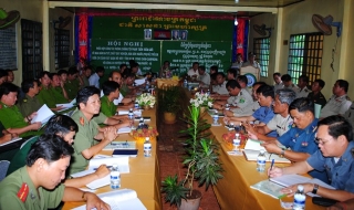 Công an huyện Tân Châu – Chi cảnh sát quận Memot: Sơ kết công tác phối hợp phòng chống tội phạm biên giới