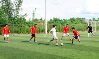 Tân Châu: Khai mạc giải bóng đá chào mừng Quốc khánh 2.9