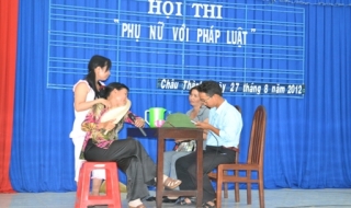Châu Thành: Tổ chức hội thi Phụ nữ với pháp luật