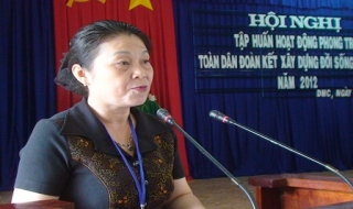 Huyện Dương Minh Châu: Tập huấn về phong trào“ Toàn dân đoàn kết xây dựng đời sống văn hóa”