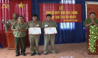 Công an Tây Ninh: Khen thưởng cá nhân bắt kẻ gian