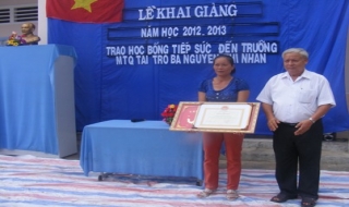 Tân Châu: Một nông dân hiến đất xây trường