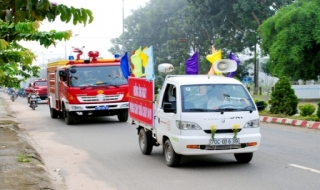 Tây Ninh ra quân hưởng ứng ngày Toàn dân PCCC
