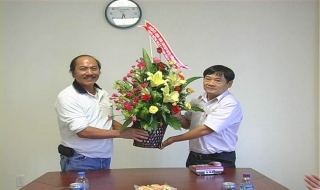 Lãnh đạo huyện Dương Minh Châu thăm và chúc mừng doanh nghiệp tiêu biểu