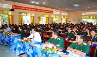Ban Chỉ huy quân sự huyện Tân Châu: Tổ chức điểm sinh hoạt Ngày chính trị văn hoá tinh thần