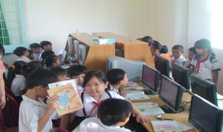 Xã Phước Ninh, huyện Dương Minh Châu: Hỗ trợ học sinh thực hành trên máy vi tính
