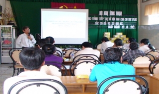 Châu Thành: Hội nghị đồng thuận về việc xã hội hoá bao cao su Vip Plus