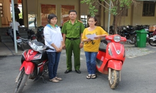 Công an thị xã Tây Ninh: Trao trả tài sản mất trộm cho người bị hại