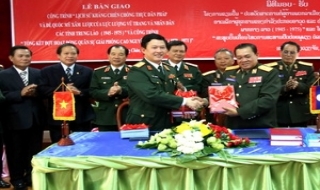 Công trình lịch sử giữa hai Bộ Quốc phòng Việt-Lào