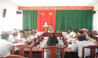 Lãnh đạo tỉnh: Giám sát công tác phòng, chống tội phạm trong tình hình mới