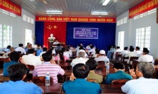 Đại biểu HĐND tỉnh và huyện Tân Châu tiếp xúc cử tri