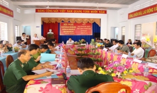Hội nghị trao đổi tình hình an ninh trật tự giữa xã Suối Ngô (Tân Châu) và 2 xã Choam, Choam Kravien- Memot (Campuchia)