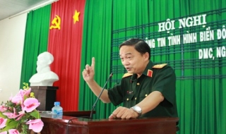 Trung tướng Phạm Văn Dỹ- Chính uỷ QK7: Thông tin về tình hình biển, đảo tại huyện Dương Minh Châu