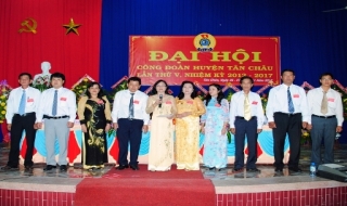 Tân Châu: Đại hội đại biểu công đoàn lần thứ V, nhiệm kỳ 2012-2017