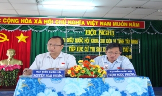Đại biểu Quốc hội đơn vị tỉnh Tây Ninh tiếp xúc cử tri huyện Tân Châu