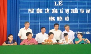 Châu Thành: Phát động xây dựng xã đạt chuẩn văn hoá nông thôn mới