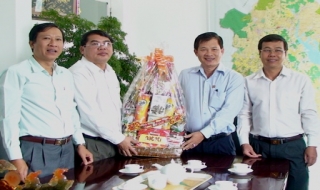Lãnh đạo huyện Châu Thành: Thăm, chúc tết các doanh nghiệp