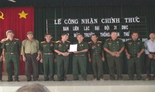 Họp mặt truyền thống Đại đội 31 huyện Dương Minh Châu