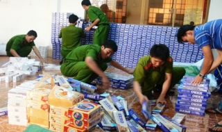 Trảng Bàng: Bắt 2 vụ buôn lậu thuốc lá