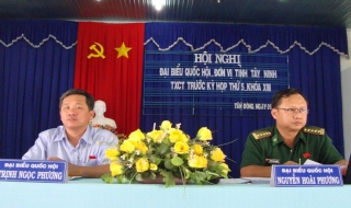 Đại biểu Quốc hội tiếp xúc cử tri huyện Tân Châu