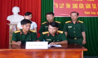Châu Thành: Phát động phong trào thanh niên LLVT xung kích, sáng tạo