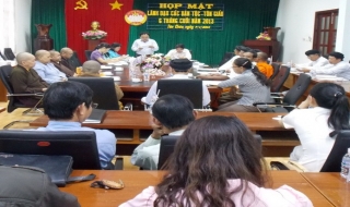 Tân Châu: Họp mặt chức sắc các tôn giáo, dân tộc