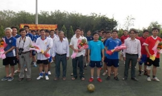 Tân Châu: Tổ chức giải bóng đá mini giao hữu ngành Đo đạc bản đồ