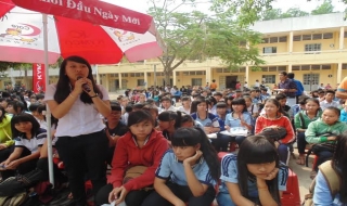 Trường THPT Hoàng Văn Thụ (Châu Thành): Tổ chức tư vấn tuyển sinh, hướng nghiệp cho học sinh