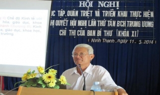 Thành phố Tây Ninh: Triển khai, quán triệt Nghị quyết Hội nghị lần thứ 8 Ban Chấp hành Trung ương Đảng (khóa XI) cho cán bộ, đảng viên ở cơ sở