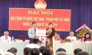 Đại hội Ủy ban MTTQVN thành phố Tây Ninh khóa XI
