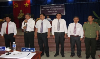 Bến Cầu: Bầu bổ sung Phó chủ tịch HĐND, UBND và các thành viên UBND huyện