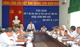Tọa đàm góp ý văn bia Khu di tích lịch sử - văn hóa huyện Dương Minh Châu
