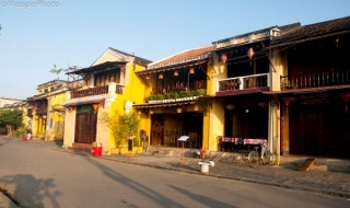Thong dong cà phê phố cổ Hội An