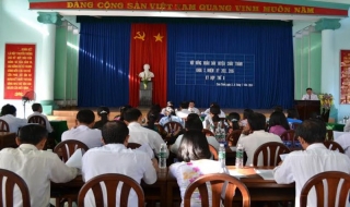 HĐND huyện Châu Thành tiến hành kỳ họp thứ 8, khoá X, nhiệm kỳ 2011-2016