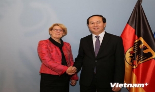 Bộ trưởng Trần Đại Quang hội đàm với Quốc vụ khanh Bộ Nội vụ Đức