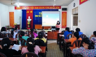 Tập huấn công tác chính sách pháp luật cho phụ nữ huyện Tân Châu và Tân Biên