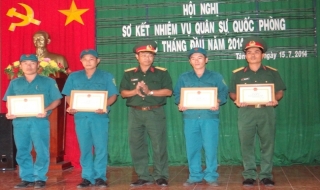 Tân Châu: Sơ kết công tác quân sự-quốc phòng