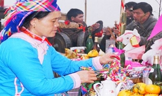 Lễ “Bắc cầu, cấy mệnh” của dân tộc Giáy